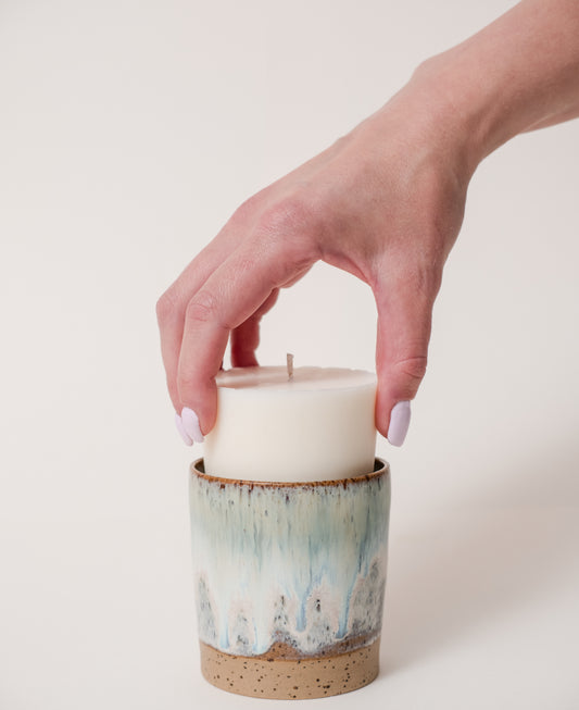 Arden - Green Glazed Ceramic Vessel