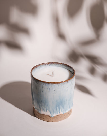 Cyrus - Blue Glazed Ceramic Vessel