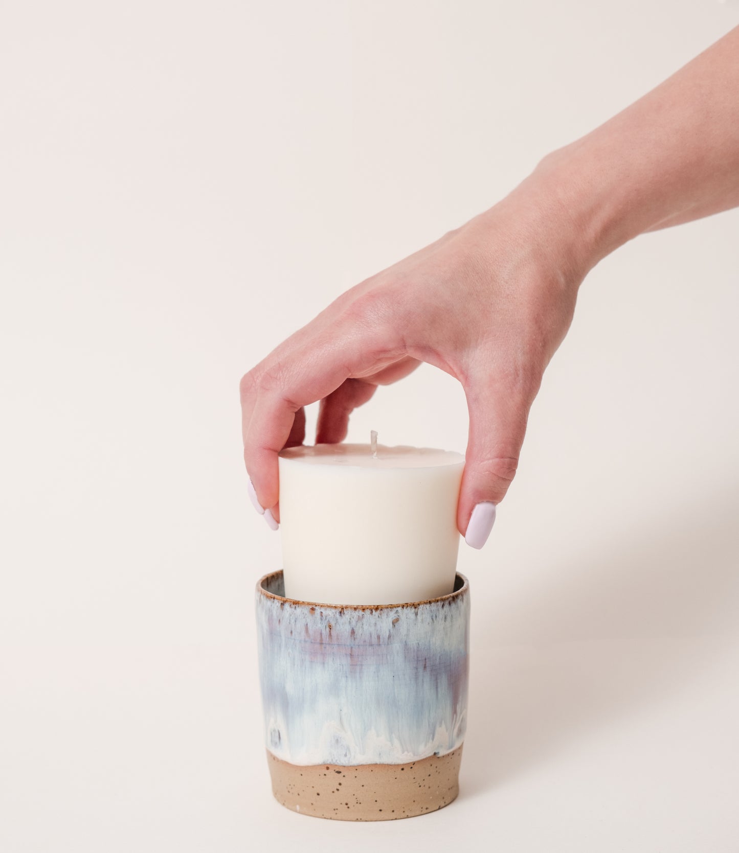 Solstice - Purple & Blue Glazed Ceramic Vessel