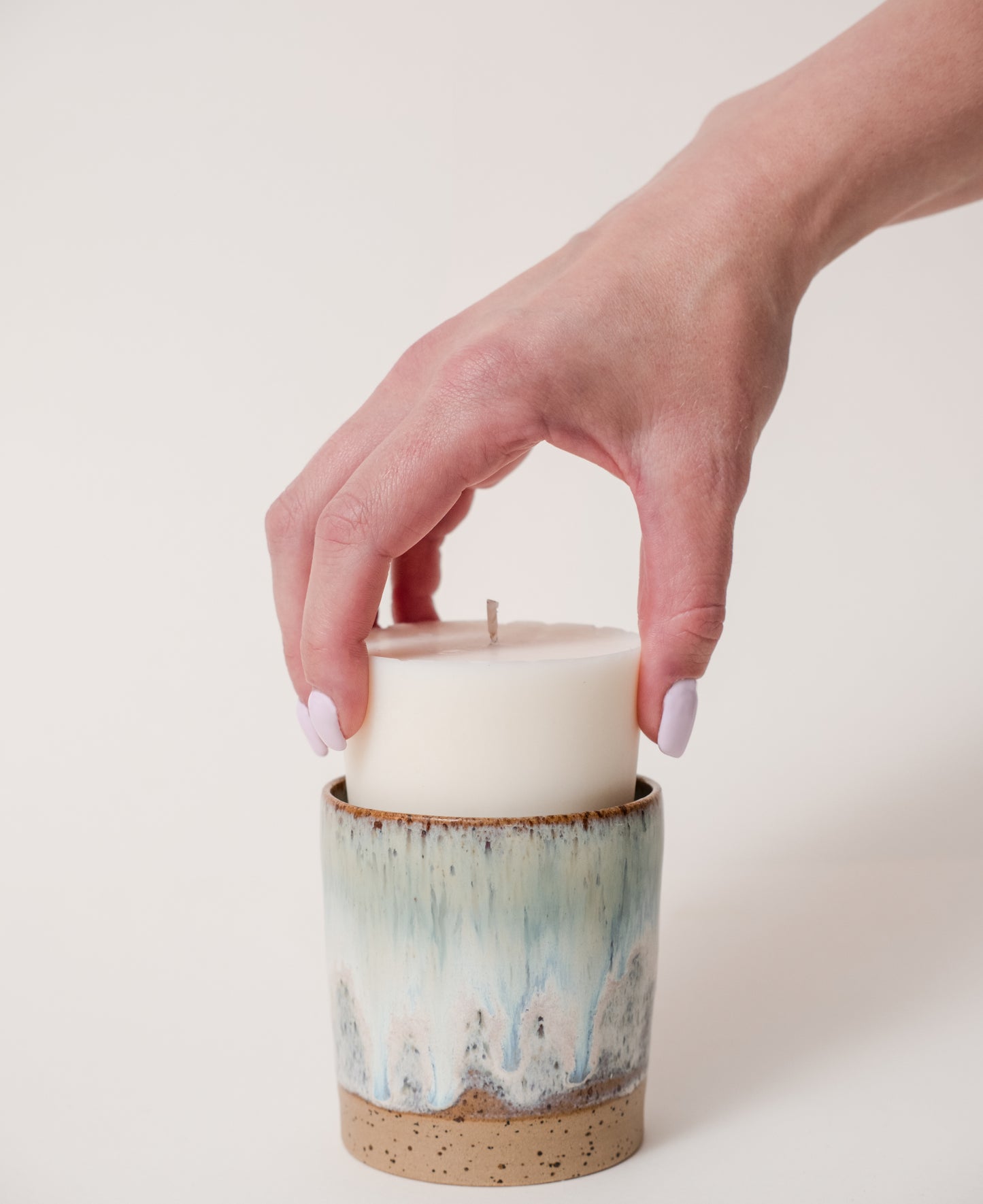 Arden - Green Glazed Ceramic Vessel